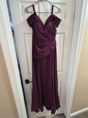 geisha designs pleated cape v-neck maxi dress Geisha Designs Pleated Cape V-Neck Maxi Dress